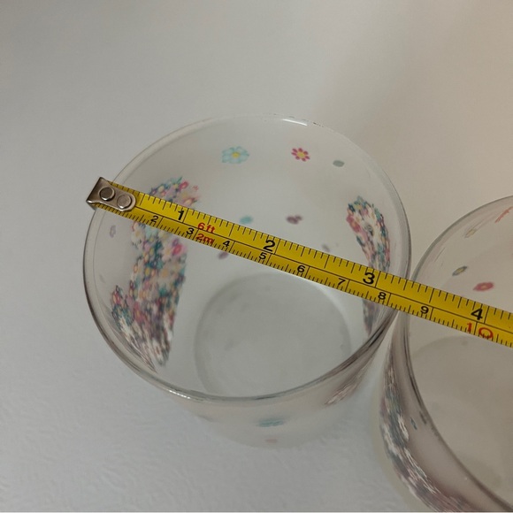 Disney Mickey & Minnie Mouse Floral Frosted Glass Cup Set - Picture 11 of 11